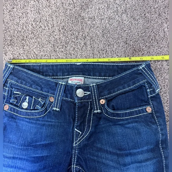 True Religion Y2K Longline Denim Shorts - Picture 6 of 8